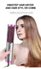 Eenstap haar föhn fast föhn 4 in 1 negatieve ionen haar salon volumizer straightener kam