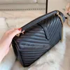 Portemonnee luxe ontwerper Damesmode schouder clutch bags casual dame handtas lederen kettingen rits en hasp messenger bag busines2569