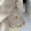 HBP New Women Handbags PVC Transparent Platinum Bag Chain Laser Small Bag Female European and American Fashion Designers 5 Color Wholesale