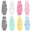 Sac de couchage multicolore pour nouveau-né, serviette d'emmaillotage antichoc, 100 coton, sans fluorescence, 4434387