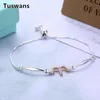 Pulseras con dijes Pulsera elegante de 12 constelaciones para mujer Aries con piedra CZ Llegada Cadena fina Regalos de Navidad1