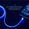 Typ C USB -kabel Fastladdare LED -flytande ljus Magnetisk kabel Snabbladdningslinje 3ft 2A Mikroladdningssladd för Samsung