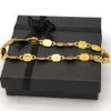 Nytt armband Anklet 18 K Stamp Gold GF Yellow Ankel Jewllery Foot Women Girl039S Beach Big Small Size DOM Connect Link5226967