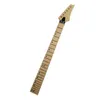 disado 21 22 24 Frets wood color maple Electric Guitar Neck fingerboard inlay dots glossy paint Guitar parts accessories