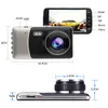 Car Dvr 4 Inch Auto Camera Dual Lens FHD 1080P Dash Cam Video Recorder With Rear View Camera Registrator Night Vision DVRs