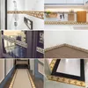 15500cmroll Geometric Pattern Waist Lines Self Adhesive Waterproof Removable Wall Border Stickers for Home Decoration5438256