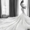 2021 Robes de mariée gracieuses sirène dentelle appliques chérie paillettes robes de mariée sur mesure robe de mariée robes de mari￩e