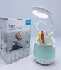 bluetooth speaker touch lamp with pen container wireless speaker portable speakers with LED Light