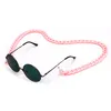 2021 Fashion Glasses Chain for Women Acrylic Solglasögon Kedjor Lanyard Anti-Slip Cord Holder Neckrem Rope Present