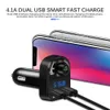 ONEVER FM Sändare Aux Modulator Bluetooth Handsfree Car Kit Car O Mp3 Player med 3.1A Snabbladdning Dual USB Car Charger9827006