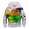 Autumn Brand Long Sleeve Football Kids Leisure Hoodies 3D Printed Boy/girl Sweatshirts Children Color Vortex Hoody Hooded LJ201216