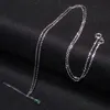 New Colorful Zircon Match Head Collar Necklace Solid 925 Sterling Silver Charm Simple Fire Matchstick Women Wedding Jewelry Q0531