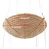 Hand Knitting Round Cat Hammock Bed Straw and Cotton Cloth Hanging Beds Pet Sunny Seat Dog Comfortable Mats Cushions CW045 Y200330