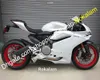 MotoBike Shell For Ducati 959 1299 1299s 2015 2016 2017 لؤلؤة بيضاء ما بعد البيع دراجة نارية دراجة نارية هدية كيت (حقن صب)