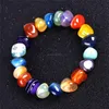 Irrégularité agate pierre naturelle brin bracelet perle bracelets à breloques pour femmes hommes bijoux de mode volonté et cadeau de sable