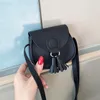 بيبي بنات حقائب ins شرابة رسول حقيبة بو الجلود crossbody حقائب الكرتون أطفال محفظة الأزياء عملة محفظة 7 ألوان DHW2683