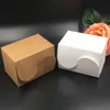 30st/Lot Natural Kraft Paper Cake Box, Party Present Packing Box, Cookie/Candy/Nuts Box/DIY Packing Box, High Quality 90x60x60mm 3 Jlloei