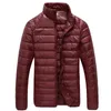 2020 Herbst Winter Weiße Ente Downs Jacke Männer Ultraleichte Tragbare Parkas Mantel Lässig Warme Wind Jacke Männliche Outwear LJ201013