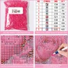 Haucan 5d Diamond Pintura de diamante Full Flower Rose Drill Borderyer Picture Rhinestone Diamond Mosaic Decor Home Gift 201289S