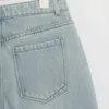 Calças de denim elegante feminino jeans de cintura alta com pele bf casual botão calças womens streetwear outono inverno