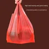 Red Out Bags Gift Bag Bage Retail Supermarket Plastic Plastic Plastic With Healde Food for Business