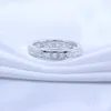 Transgems Lovers Or Alliance Bande Solide 14K Or Blanc Bague de Fiançailles Anniversaire pour Femmes et Hommes Y200620