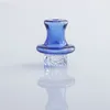 New Style Smoke Glass Spinning UFO Cap 25mmOD Heady Carb Caps For Quartz Banger Nails Glass Water Pipes Dab Oil Rigs
