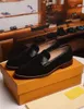 19FW Scarpe da uomo di lusso in vera pelle Nero Marrone Coccodrilli Modello stampato Slip-on Scarpe eleganti da uomo Moda Scarpe oxford formali YECQ5