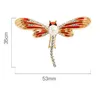 Simple Pearl Diamond Inlaid Dragonfly Brooch Versatile Coat Sweater Cardigan Suit Pin Light Fashion Clothing
