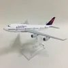 Jason TUTU 16 см Модель самолета Модель Delta Air Lines Boeing 747 Модель самолета 1: 400 ДВЯЗАТЕЛЬНЫЕ МЕТАЛЛЫМИ УПРАВЛЕННЫЕ ЛЕГОВЫЕ ДИСЫ ЛЖ200930