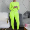 Winter Women Tracksuits Stretchy Long Sleeve Pullover Top Sweatpants Sport Sets Fashion Womens sportswear two piece set new 2021