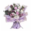 Papier d'emballage pour Bouquet de fleurs, 20 pièces/lot, 58x58cm, couleur de Style coréen, imperméable, bordure Alphabet, papier d'emballage de fleurs
