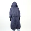 Dames down jas parka warme jas lange plus maat vrouwelijke katoenen capuchon groot formaat puffer pluis pluis gewatteerde kantoorkleding 3501 201214