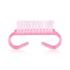 Nieuwe Draagbare Verwijder Dust Schuine Nail Brush Care Manicure Pedicure Nail Art Cleaning Soft Tool