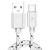 고속 마이크로 USB 케이블 나일론 꼰 케이블 충전 유형 C 동기 데이터 내구성 나일론 짠 코드 케이블