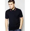 Hot Sale Summer Men fred T-Shirt Embroidery Breathable London Brit Polos Twin Tipped Short Sleeve perry Classic Polo Shirts Black Gray White