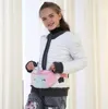 100st vinter baby plysch fanny pack tecknad axel crossbody väska tjej student söta bröstkorg mode midjepåse