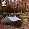 Aricxi Ultralight Tarp Lightweight MINI Sun Shelter Camping Mat Tent Footprint 15D Nylon Silicone silver coated enda Para Carro Q0109