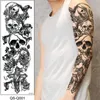 Full Arm Tattoo Sticker Whole Arm Original Flower ARM Big Picture Waterproof and Durable Tattoo Sticker Factory Direct Sales Wholesale Custo