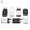 Mobiltelefon Laddare 5V 2A 10W USB Rese Charger Portable Wall Adapter EU / US Plug Svart / Vit