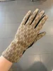 Europese en Amerikaanse designer merk winddicht lederen handschoenen dame touchscreen rex konijnenbont mond winter hittebehoud wind9874333