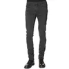 Jean gris foncé en denim stretch slim pour hommes et femmes, pantalon pas cher lundi