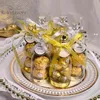 12 PCS En Plastique Bouteille De Champagne Bonbons Boîtes Faveurs De Mariage Faveurs À Remplir Fête D'anniversaire Chocolat Titulaire Table Décors Fournitures H1231