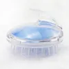 Round the silicone head massager to wash brush massage scalp itching bath germinal plastic head meridian comb a27