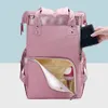 Sunveno Mode Luier Tas Rugzak Gewatteerde Groot Mum Moeder Moederschap Nursing Bag Reizen Rugzak Wandelwagen Babytas Nappy Baby Care 201120