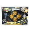 新しい4PCSSET BEYBLADE ARENA STADIUM METAL FUSION 4Dバトルメタルトップフューリーマスターランチャーランチャーグリップ子供クリスマスおもちゃ2012173942165