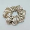 Multicolor Women Silk Scrunchie Elastic Handmade Hair Band Ponytail Holder Headband Accessories top quality