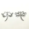 50pcs Butterfly Alloy Charms Pendant Retro Jewelry Making DIY Keychain Ancient Silver Pendant For Bracelet Earrings 36x29mm