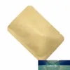 Brown Food Package Väskor Yttre Kraftpapper Inre Mylar Design Top Open Heat Sealing Vakuum Förpackning Bag Snack Candy Storage Bag