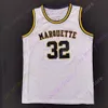 2020 Marquette basketbalshirt op maat NCAA College Markus Howard Butler Wade D.J.Carton Dawson Garcia Symir Torrence Lewis McEwen Anim